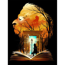 Load image into Gallery viewer, Film Silhouette-Full Round Drill Diamond Painting-30x40cm