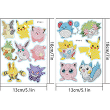 Load image into Gallery viewer, 2pcs DIY Diamond Painting Cartoon Stickers