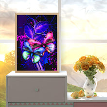 Load image into Gallery viewer, Dark Butterfly-Full Drill Diamond Painting