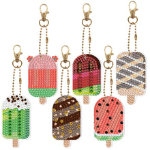 Load image into Gallery viewer, 6pcs Ice Cream Double Sided Keychain