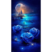 Load image into Gallery viewer, Water Droplet Flower-Full Drill Diamond Painting-40x70cm