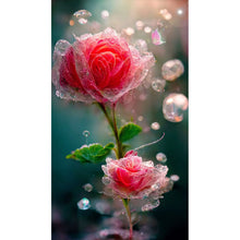 Load image into Gallery viewer, Water Droplet Flower-Full Drill Diamond Painting-40x70cm