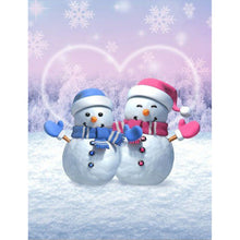 Load image into Gallery viewer, Christmas Snowman-Full Drill Diamond Painting