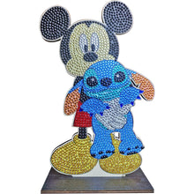 Load image into Gallery viewer, Mickey/Pikachu/Yoda Single Sided Wooden Desktop Ornaments