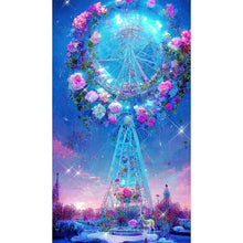 Load image into Gallery viewer, Flower Ferris Wheel-Full Drill Diamond Painting-40x70CM