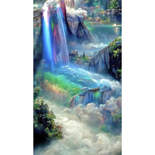 Load image into Gallery viewer, Dream Rainbow Waterfall-Full Drill Diamond Painting-40x70CM