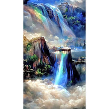 Load image into Gallery viewer, Dream Rainbow Waterfall-Full Drill Diamond Painting-40x70CM