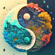 Load image into Gallery viewer, Diagram Of The Universe-Full Round Diamond Painting-30x30cm