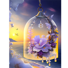 Load image into Gallery viewer, Beach Crystal Scenery-Full Drill Diamond Painting