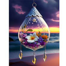Load image into Gallery viewer, Beach Crystal Scenery-Full Drill Diamond Painting