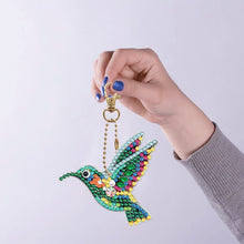 Load image into Gallery viewer, 5pcs Diamond Painting Keyring Kits DIY Keychain Bag Pendant Kits