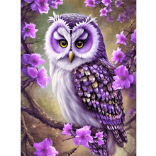Load image into Gallery viewer, Owl-Full Round Diamond Painting-30x40cm