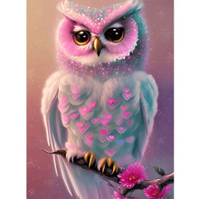 Load image into Gallery viewer, Owl-Full Round Diamond Painting-30x40cm