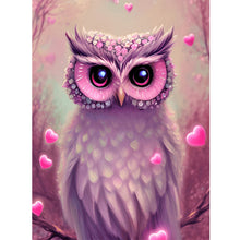 Load image into Gallery viewer, Owl-Full Round Diamond Painting-30x40cm