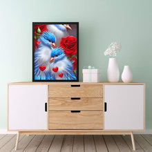Load image into Gallery viewer, Rose Bluebird-Full Drill Diamond Painting