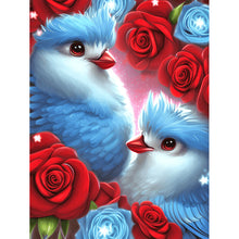 Load image into Gallery viewer, Rose Bluebird-Full Drill Diamond Painting