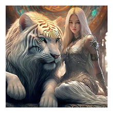 Load image into Gallery viewer, Beauty Beast-Full Round Diamond Painting-40x40cm