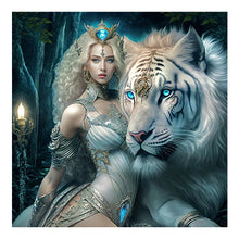 Load image into Gallery viewer, Beauty Beast-Full Round Diamond Painting-40x40cm