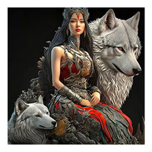 Load image into Gallery viewer, Beauty Beast-Full Round Diamond Painting-40x40cm