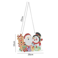 Load image into Gallery viewer, Christmas-Diamond Painting Door Pendant