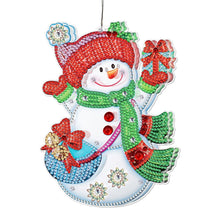 Load image into Gallery viewer, 5D Christmas Diamond Painting Hanging Light Festive Rhinestone Lamp Pendant Kits