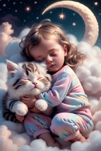 Load image into Gallery viewer, Sweet Girl-Full Round Diamond Painting-30x40cm