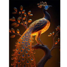Load image into Gallery viewer, Peacock-Full Round Diamond Painting-30x40cm