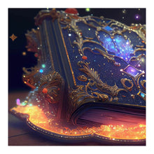 Load image into Gallery viewer, Colored Flower Magic Book-Full Round Diamond Painting-30x30cm