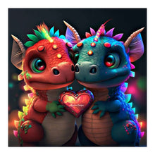 Load image into Gallery viewer, Dragon-Full Round Diamond Painting-30x30cm