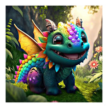 Load image into Gallery viewer, Dragon-Full Round Diamond Painting-30x30cm