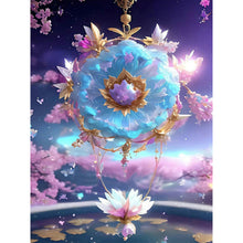 Load image into Gallery viewer, Flower Purple Campanula-Full Drill Diamond Painting