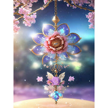 Load image into Gallery viewer, Flower Purple Campanula-Full Drill Diamond Painting