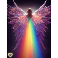 Load image into Gallery viewer, Rainbow Girl-Full Round Diamond Painting-30x40cm