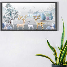 Load image into Gallery viewer, Relief Elk-Full Round Diamond Painting-80x40cm-Large Size