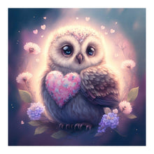 Load image into Gallery viewer, Owl-Full Drill Diamond Painting