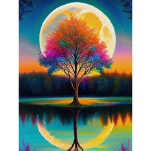 Load image into Gallery viewer, Moon Tree-Full Drill Diamond Painting