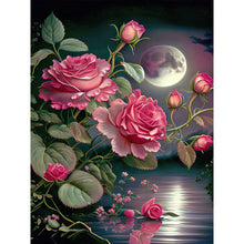 Load image into Gallery viewer, Moonlight Rose-Full Drill Diamond Painting