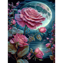Load image into Gallery viewer, Moonlight Rose-Full Drill Diamond Painting