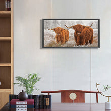 Load image into Gallery viewer, Yak-Full Round Diamond Painting-80x40cm-Large Size