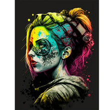 Load image into Gallery viewer, Girl-Full Round Drill Diamond Painting-30x40cm
