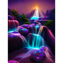 Load image into Gallery viewer, Mountain Forest-Full Round Diamond Painting-30x40cm