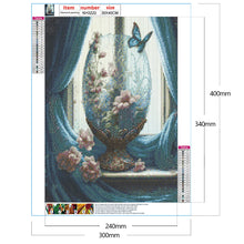 Load image into Gallery viewer, Flower Goblet-Full Round Drill Diamond Painting-30x40cm