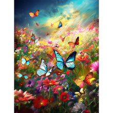 Load image into Gallery viewer, Butterfly-Full Round Diamond Painting-30x40cm