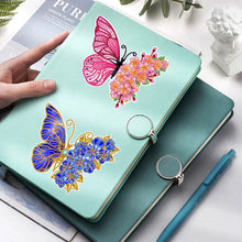 Load image into Gallery viewer, 4pcs Butterfly Diamond Painting Free Stickers