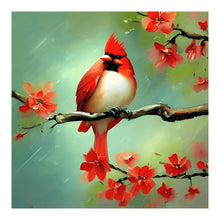 Load image into Gallery viewer, Cardinal-Full Round Diamond Painting-30x30cm