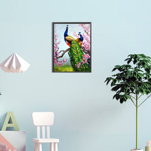 Load image into Gallery viewer, Peacock-Full Round Diamond Painting-30x40cm