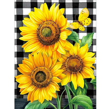 Load image into Gallery viewer, Sunflower-Full Round Diamond Painting-30x40cm