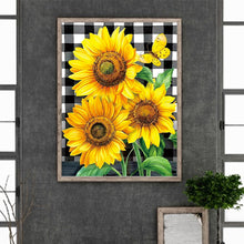 Load image into Gallery viewer, Sunflower-Full Round Diamond Painting-30x40cm