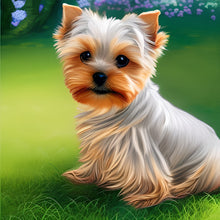 Load image into Gallery viewer, Dog-Full Round Diamond Painting-30x30cm