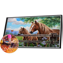 Load image into Gallery viewer, Horse-Full Round Diamond Painting-40x30cm